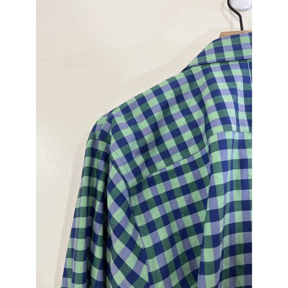 Twillory Performance 16 34/35 Check Plaid Casual Stretch Office Tailored Preppy - Picture 9 of 12